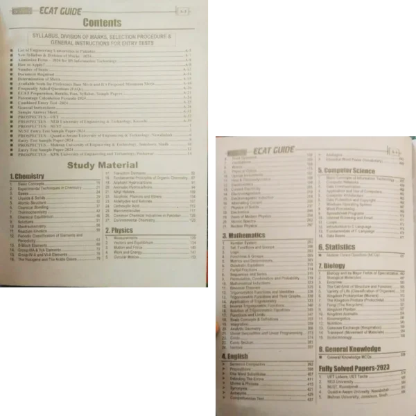 Pakistan ECAT Entry Test Guide | For all Engineering Universities test - Image 2