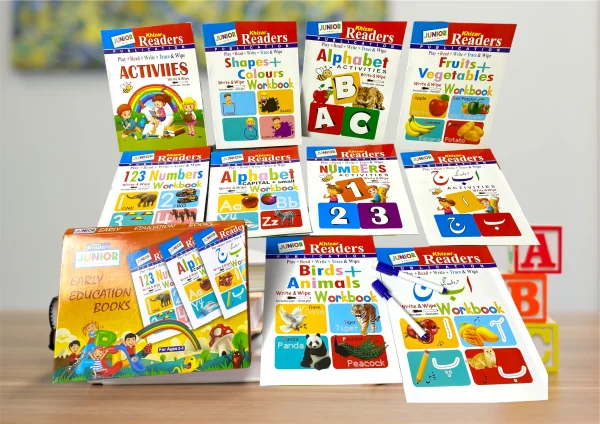 10 Write & Wipe Children Books Set