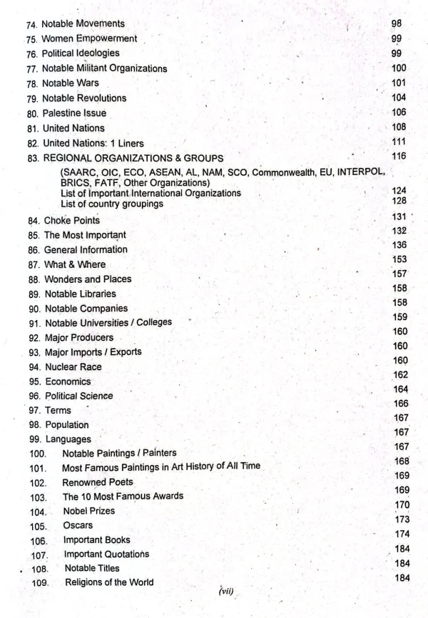 General Knowledge Objective One Liner by Dr. Iqra Imtiaz - Image 4